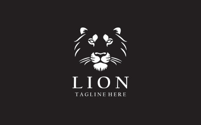 Designmall för Lion Head Logotyp V1