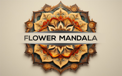 Sign mandala design | mandala identitetsdesign | färgglada mandala