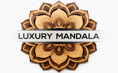 Design floreale in legno | mandala artistico in legno | disegno in legno