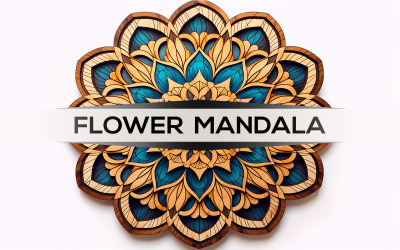 Disegno mandala circolare | mandala del fiore
