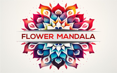Mandala colorida | desenho de mandala de fogo | flor de fogo | arte com flores coloridas