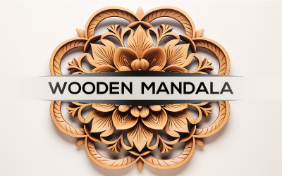 Trädesign | kreativ träkonstdesign | mandala i trä