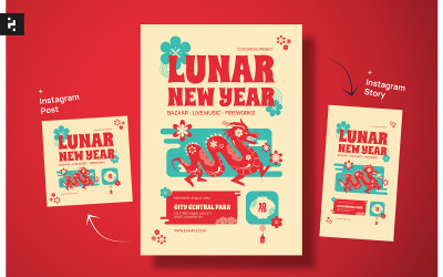 Lunar New Year Flyer - Dragon