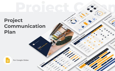 Plan de communication du projet Modèle de présentation Google Slides