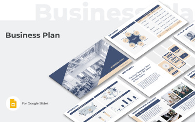 Smart affärsplan Google Slides presentationsmall