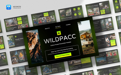 Wildpacc - Keynote-sjabloon voor buitenavontuur
