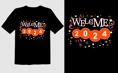Design trička pro šťastný nový rok