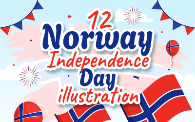 12 Norway Independence Day Illustration