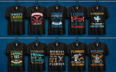 Loodgieter T-Shirt ontwerpen bundel