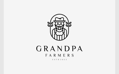 Boer boerderij landbouw Logo