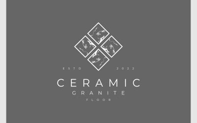 Ceramic Granite Texture Stone Logo