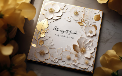 Esküvő | Esküvői borító Makett | Esküvői kártya szerkeszthető makett | esküvői kártya borító makett