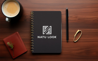 Notebook Mockup | mejeri mockup | bokomslagsmockup | cover mockup | logotyp mockup
