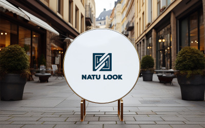 Outdoor Circle Mockup | white circle logo mockup | circle sign board mockup