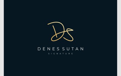 Lettera DS firma logo scritto a mano