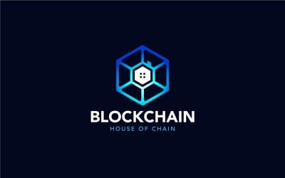 Blockchain Vector Logo Template