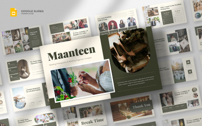 Maanteen – Esküvői Google Diák sablon