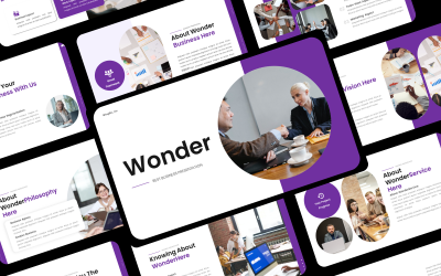 Wonder - PowerPoint de negócios da empresa