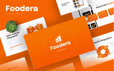 Foodera – Yemek Teslimatı Mobil Uygulaması ve SAAS Açılış Şablonu