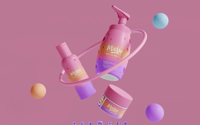Kosmetik-Display-Mockup-Vorlage 1