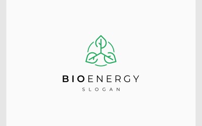 Bio Energy Leaf Turbin Eco-logotyp