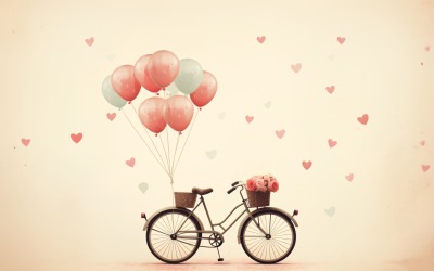 Celebrate Valentine day illustration Background 02