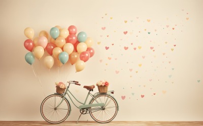 Celebrate Valentine day illustration Background 03
