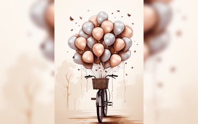 Celebrate Valentine day illustration Background 08