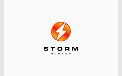 Circle Volt Electric Thunder Storm logó