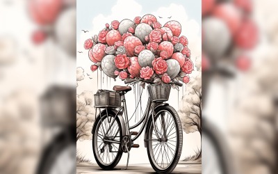 Fira alla hjärtans dag illustration Bakgrund 07