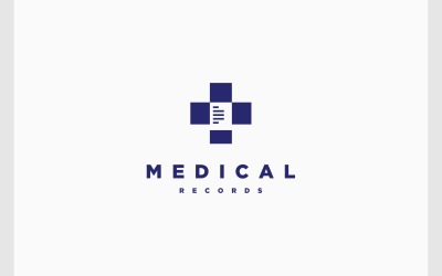 Medisch kruisdocumentbestandslogo