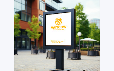 Outside billboard mockup psd