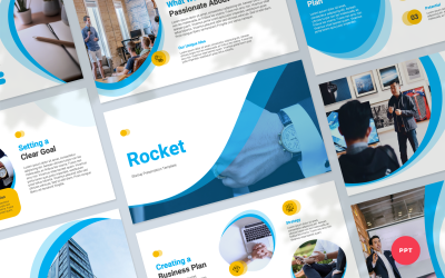 Rocket - Modello di presentazione PowerPoint di avvio