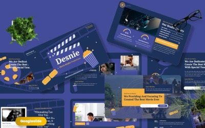 Desnie - Filmproductie Googleslide-sjabloon