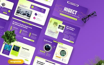 Higect - Tehcnology Googleslide Templates