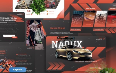 Naoux - Automotive Marketing Keynote Templates