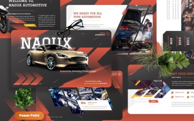 Naoux - Powerpoint-mallar för fordonsmarknadsföring
