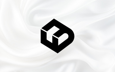 FF brev modern logotyp designmall