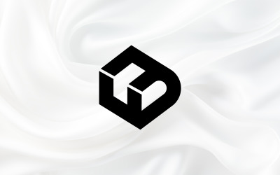 FF letter modern logo design template