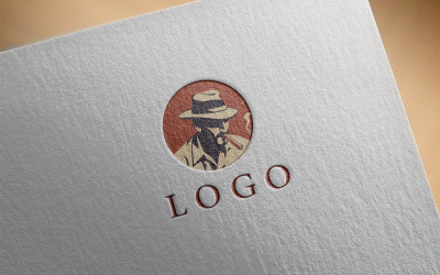 Logo de visage illustré pour un homme-21-24