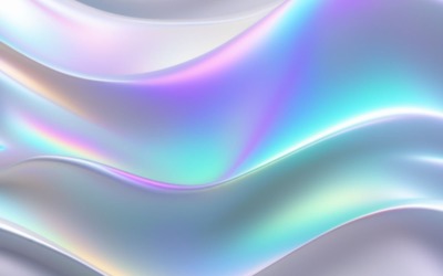 Premium kwaliteit abstract hologrambehang