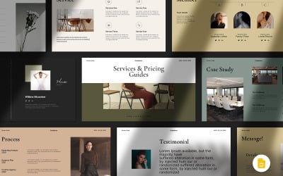 Service &amp;amp; Pricing Guide Presentation Template