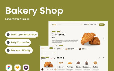 Misu - Bageributikens landningssida V2