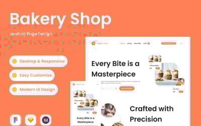 Artisan Crust - Landingspagina bakkerijwinkel