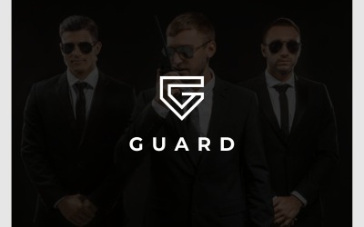 Letter G Shield Guard beveiligingslogo
