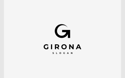 Lettera G freccia su logo di successo
