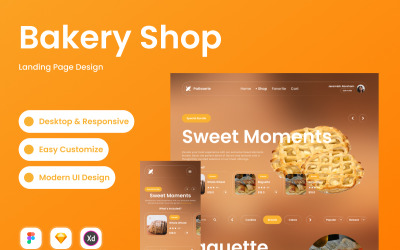 Patisserie - Página inicial da padaria V2