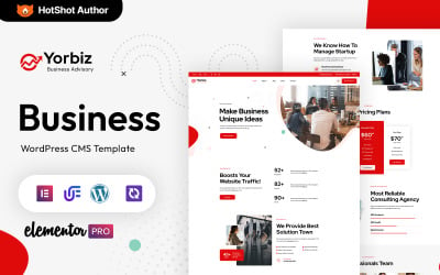 Yorbiz – Mehrzweck-WordPress-Elementor-Theme für Unternehmen