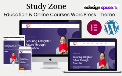 Zona de estudo - Tema WordPress de educação e cursos online