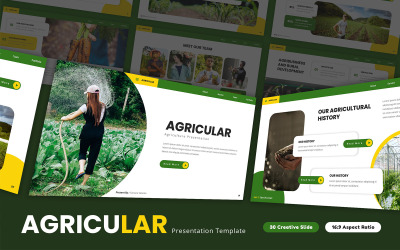 Agricole - Modèle de diapositives Google sur l&amp;#39;agriculture